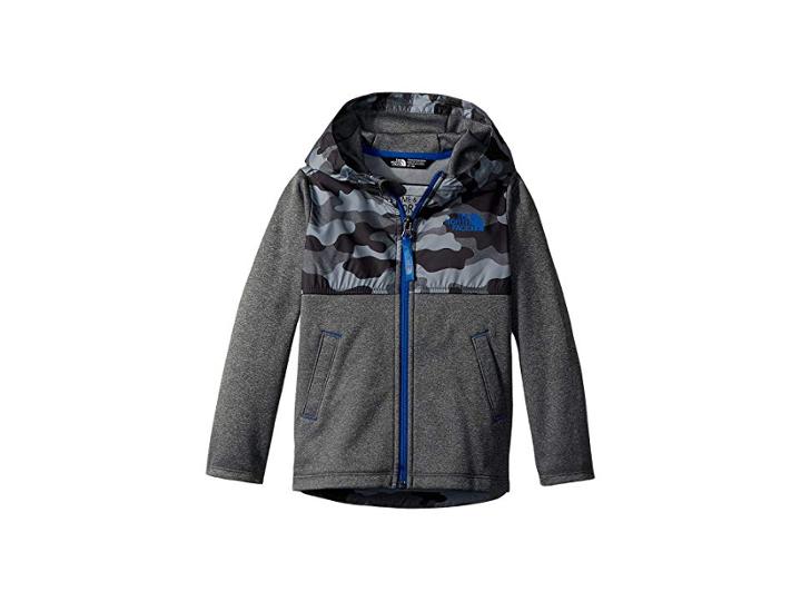 The North Face Kids Kickin It Hoodie (toddler) (mid Grey Camo Heather Print (prior Season)) Boy's Sweatshirt