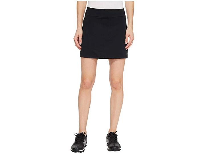 Nike Golf Dry Skort Knit 15 (black/flat Silver) Women's Skort