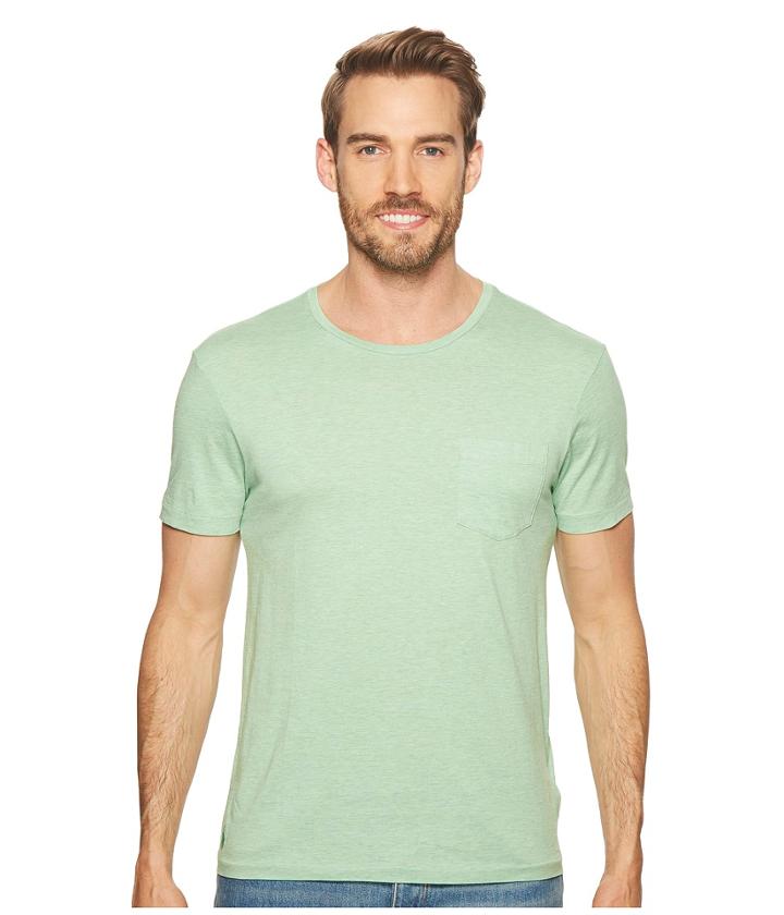 Polo Ralph Lauren Luxury Jersey Pocket T-shirt (cabana Green Heather) Men's T Shirt