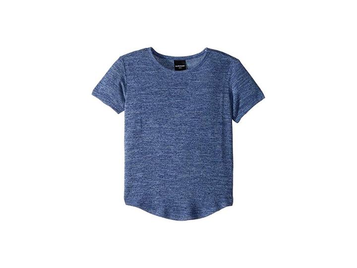 Superism Extra Soft Short Sleeve Scalloped Bottom Landon Knit Tee (toddler/little Kids/big Kids) (black) Boy's T Shirt