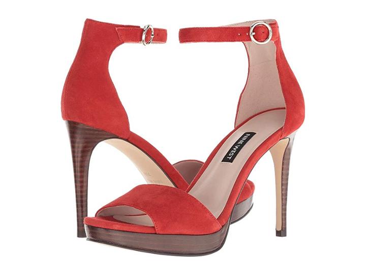 Nine West Querrey (red Suede) Women's Shoes