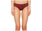 Kate Spade New York Core Solids #79 Scalloped Hipster Bikini Bottom (sumac) Women's Swimwear