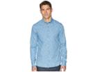 Scotch & Soda Ams Blauw Regular Fit All Over Print Shirt W/ Seasonal Artwork (combo E) Men's Clothing