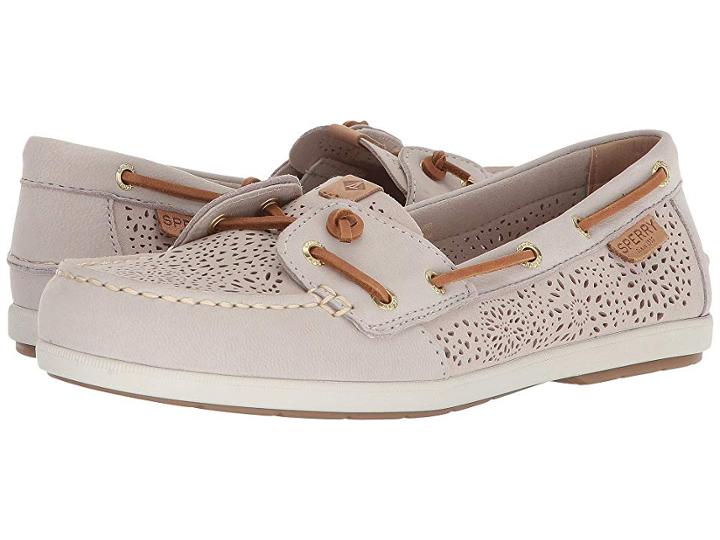 Sperry Coil Ivy Geo Perf (ivory) Women's Shoes
