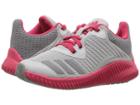 Adidas Kids Fortarun K (little Kid/big Kid) (grey Two/grey Three/energy Pink) Girls Shoes