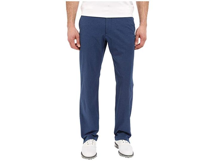 Under Armour Golf Match Play Vented Pants (academy/true Gray Heather/academy) Men's Casual Pants