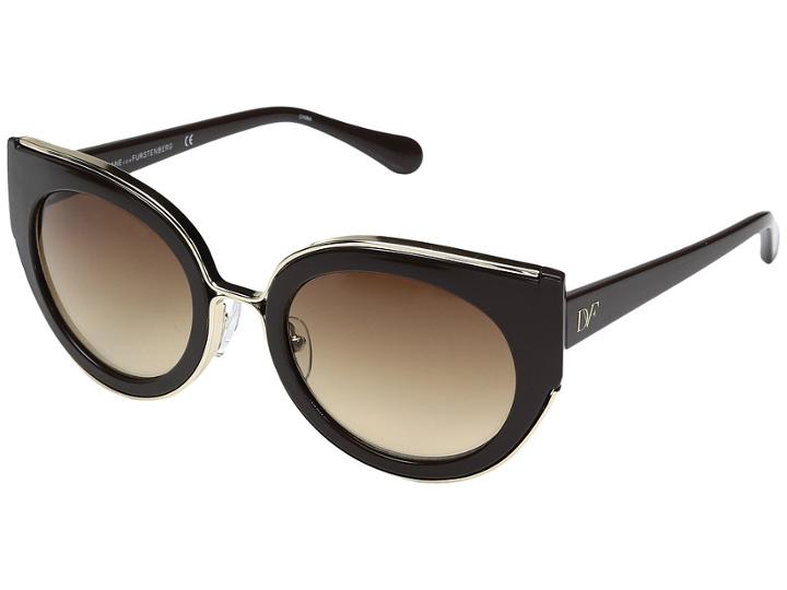 Diane Von Furstenberg Norah (brown) Fashion Sunglasses