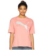 Puma Summer Fashion Tee (shell Pink) Women's T Shirt