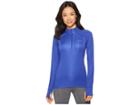 Columbia Heavyweight Ii Long Sleeve 1/2 Zip (clematis Blue) Women's Long Sleeve Pullover