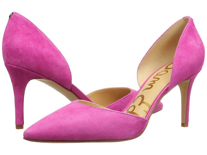 Sam Edelman Telsa (hot Pink Kid Suede Leather) Women's Shoes