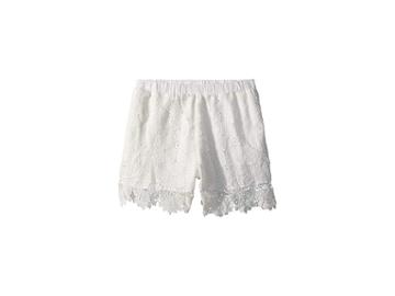People's Project La Kids Amber Woven Shorts (big Kids) (white) Girl's Shorts
