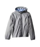 The North Face Kids Resolve Reflective Jacket (little Kids/big Kids) (mid Grey Crackle Print/mid Grey/collar Blue) Girl's Coat