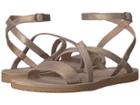 Eileen Fisher June (platinum Metallic Suede) Women's Sandals