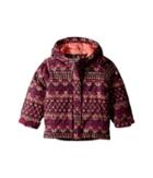 Columbia Kids Horizon Ridetm Jacket (toddler) (deep Blush Nordic Stripe/hot Coral) Girl's Coat