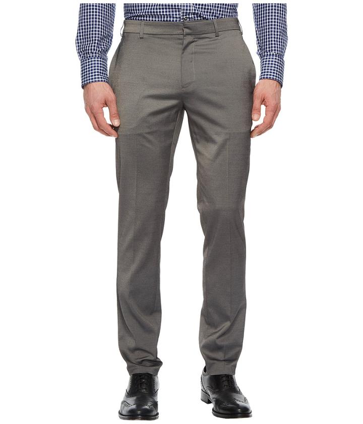 Perry Ellis Portfolio Very Slim Fit Iridescent Pants (slate) Men's Dress Pants