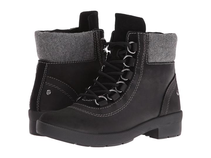 Hush Puppies Dorris Fairley (black Wp Leather) Women's Cold Weather Boots