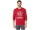 Reebok Activchill Ft Big Starcrest Crew (cranberry Red) Men's Clothing