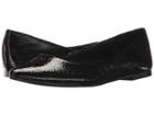 Bcbgeneration Millie (black Smooth Crinkle Patent) Women's Flat Shoes
