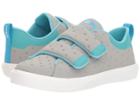 Native Kids Shoes Monaco Hl Ct (little Kid) (pigeon Grey Coated/pool Blue/shell White) Kids Shoes