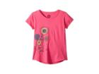Life Is Good Kids Playful Flowers Smiling Smooth T-shirt (little Kids/big Kids) (fiesta Pink) Girl's T Shirt
