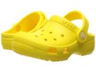 Crocs Kids Coast Clog (toddler/little Kid) (lemon) Kids Shoes
