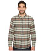 Woolrich Eco Rich Twisted Rich Shirt (spruce Multi) Men's Long Sleeve Button Up