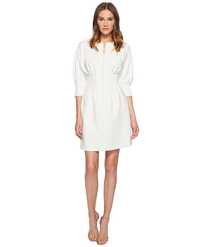 Sportmax Bligny 3/4 Sleeve Dress (milk) Women's Dress
