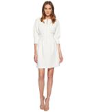Sportmax Bligny 3/4 Sleeve Dress (milk) Women's Dress