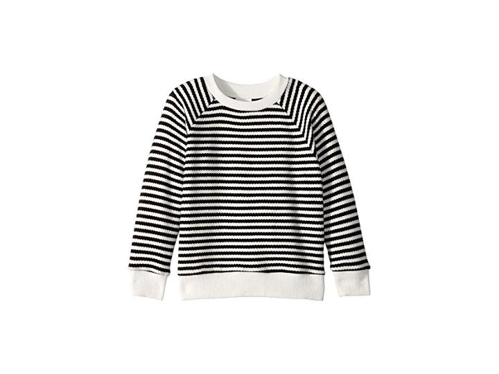 Superism Two-tone Striped Damien Pullover Sweater (toddler/little Kids/big Kids) (white) Boy's Sweater