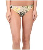 Vince Camuto Crete Flower Classic Bottom (sand Dune) Women's Swimwear