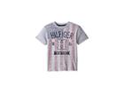 Tommy Hilfiger Kids Paisley Flag Tee (toddler/little Kids) (grey Heather) Boy's T Shirt