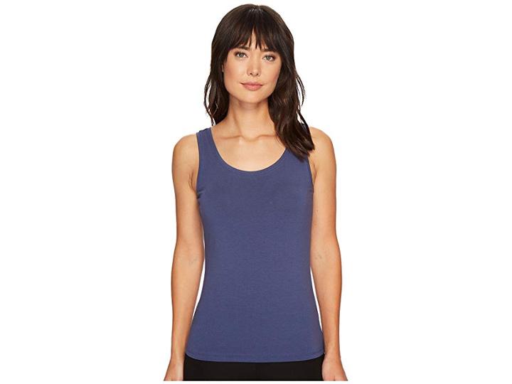 Nic+zoe Perfect Tank Top (faded Navy) Women's Sleeveless