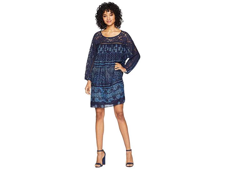 Free People Sun Daze Mini Dress (navy) Women's Dress