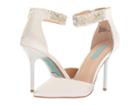 Blue By Betsey Johnson Kali (ivory Satin) High Heels