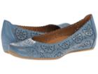 Earth Bindi (pacific Blue Full Grain Leather) Women's Flat Shoes