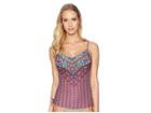 Prana Moorea Tankini (pomegranate Marrakesh) Women's Swimwear