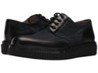 Paul Andrew Ethan Canvas Leather Oxford (indigo/black) Men's Shoes