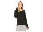P.j. Salvage Silky Lounge Sweater (black) Women's Sweater