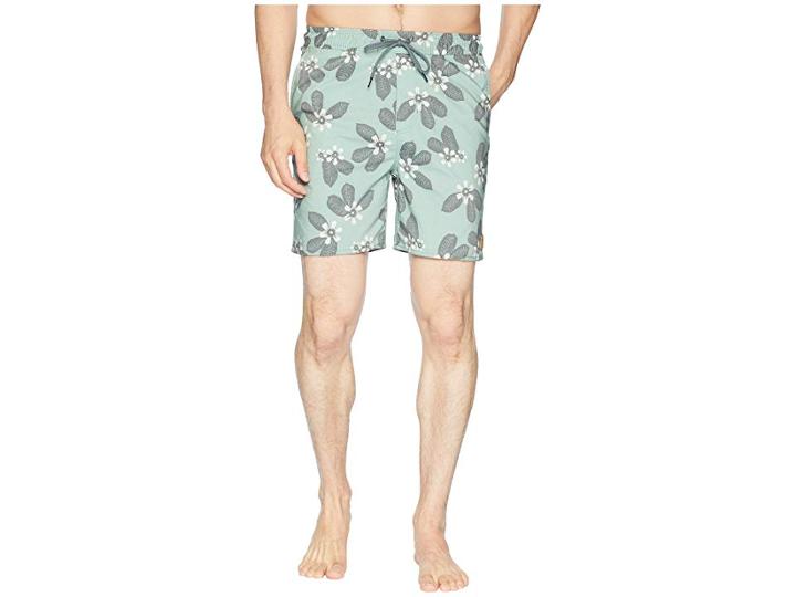 Brixton Havana Trunks (green Bay) Men's Swimwear
