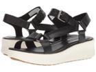 Timberland Los Angeles Wind Sporty (black Full Grain) Women's Wedge Shoes