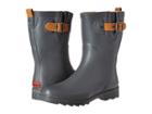 Chooka Top Solid Mid Rain Boot (dark Gray) Women's Rain Boots