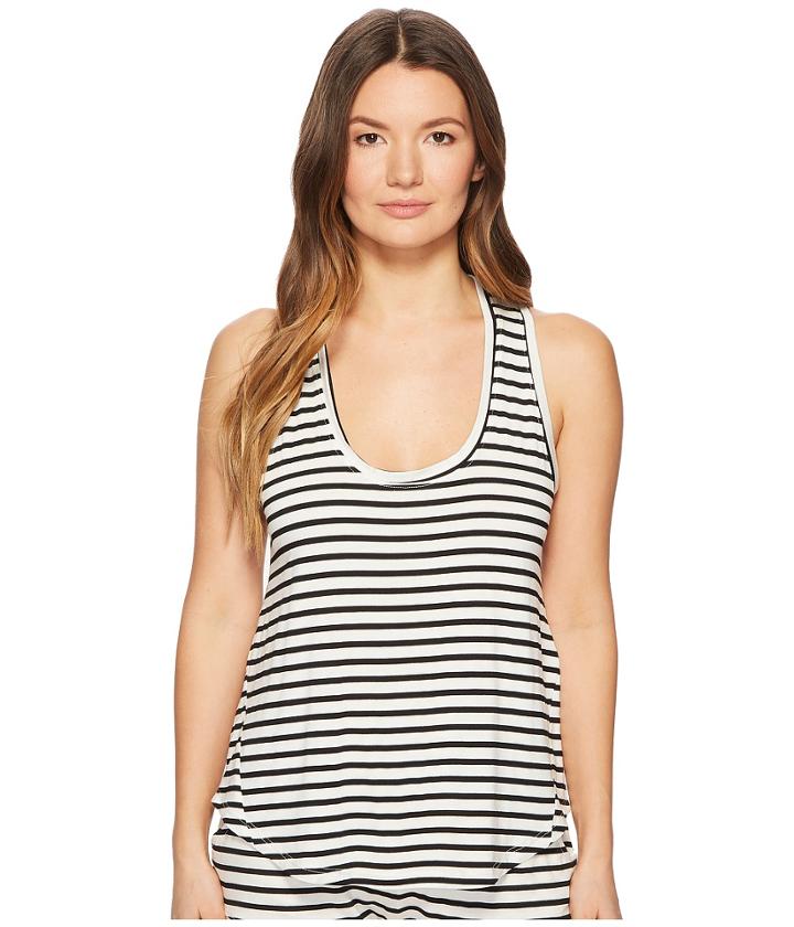 Maison Du Soir Petty Tank Top (pearl Stripe) Women's Sleeveless