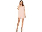 Jack By Bb Dakota Carnes Crinkle Rayon Off The Shoulder Dress (dusty Rose) Women's Dress