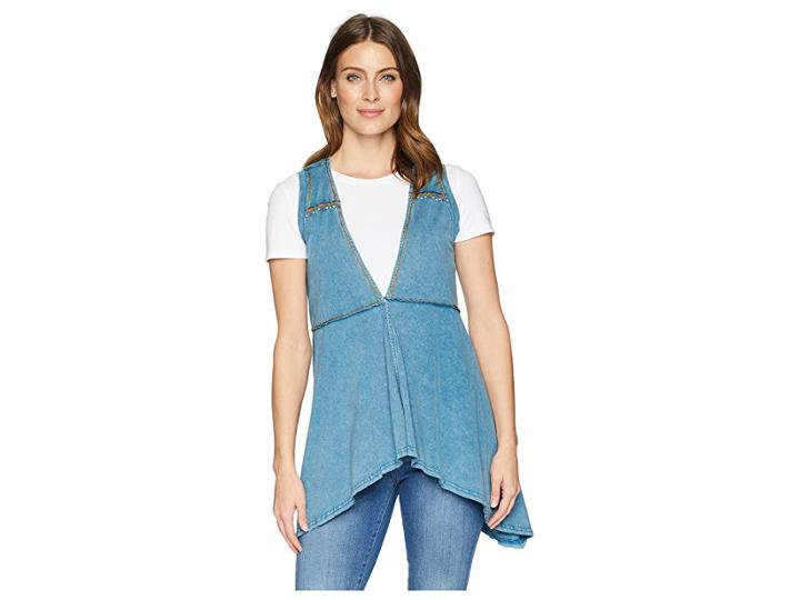 Double D Ranchwear Santo Domingo Thunderbird Vest (tattoo Ink) Women's Vest