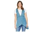 Double D Ranchwear Santo Domingo Thunderbird Vest (tattoo Ink) Women's Vest
