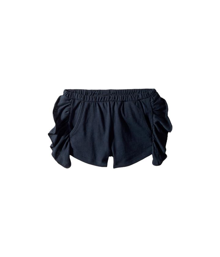 Chaser Kids Super Soft Ruffle Side Shorts (toddler/little Kids) (shark) Girl's Shorts
