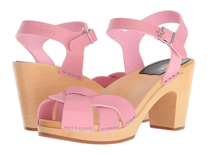 Swedish Hasbeens Kringlan (bubble Gum Pink) High Heels