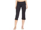 New Balance Core Straight Leg Capris (black) Women's Casual Pants