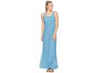 Columbia Freezertm Maxi Dress (blue Macaw Mosaic Print) Women's Dress