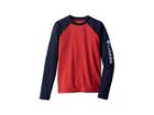 Columbia Kids Mini Breakertm Long Sleeve Rashguard (little Kids/big Kids) (bright Red/collegiate Navy/white) Boy's Swimwear